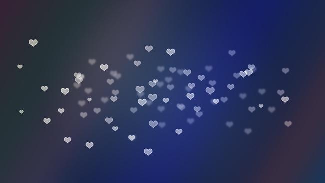 Hearts Bokeh Wallpaper