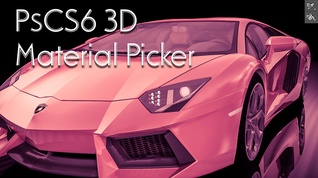 3D Workflow in Photoshop